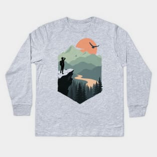 Vast Views Kids Long Sleeve T-Shirt